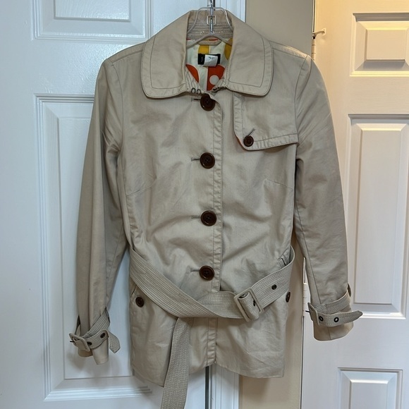 J Crew Trenchcoat with Belt - Picture 3 of 10
